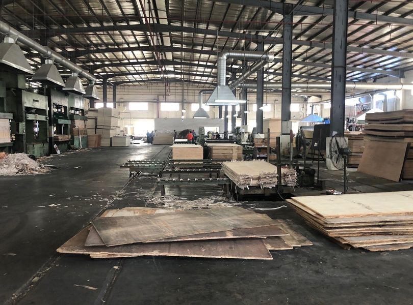 Dongguan Lingfeng Wood Industry Co., Ltd. linha de produção do fabricante