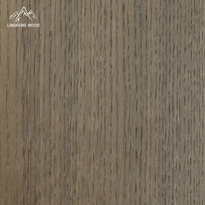 Fumado Veneer de Carvalho Americano Quarta Corte 0,45 mm Tratamento Fumado Largura 130-350 mm