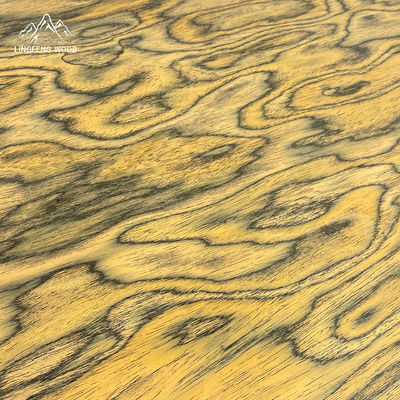 Cor de Burl 0,4 mm 2500 * 640 mm Tamanho Veneer de madeira de engenharia em grau de móveis